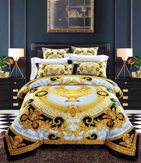 versace bedding set king|Versace bedroom furniture set.